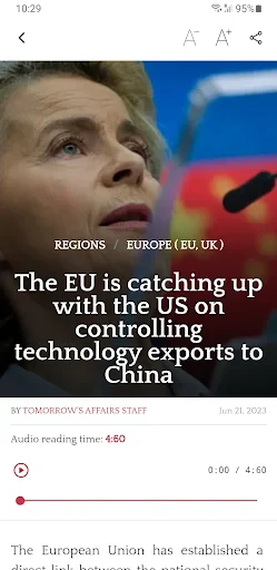 Tomorrow's Affairs screenshot