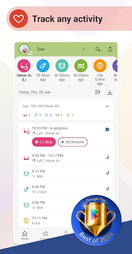 Baby Daybook - Newborn Tracker screenshot