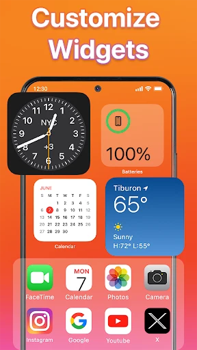 Launcher OS - Themes & Widgets screenshot