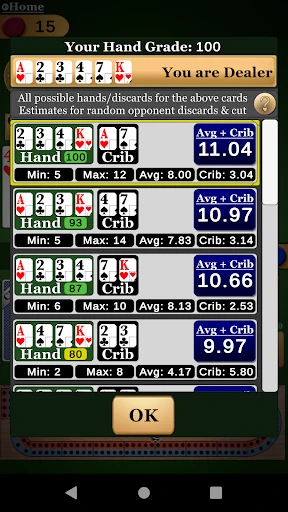 Cribbage Pro Online! screenshot
