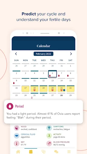 Ovia Cycle & Pregnancy Tracker screenshot
