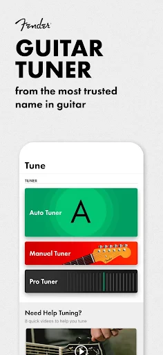 Fender Guitar Tuner screenshot