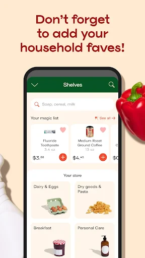 Jow - easy recipes & groceries screenshot