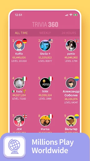 TRIVIA 360: Quiz Game screenshot