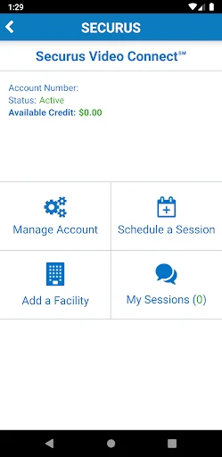 Securus Mobile screenshot