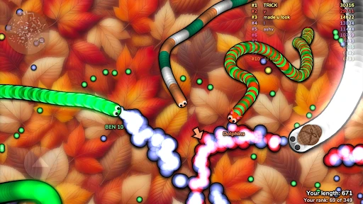 slither.io screenshot