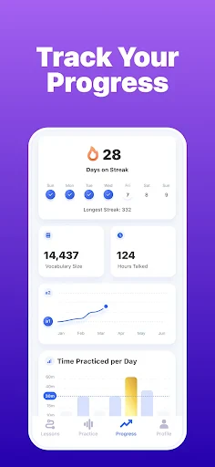 Praktika – AI Language Tutor screenshot