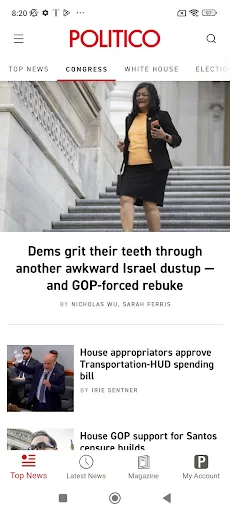 POLITICO screenshot