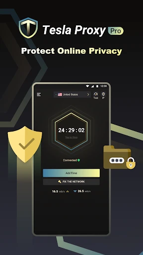 Tesla Proxy Pro - Safe & Fast screenshot