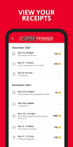 CEFCO Rewards screenshot