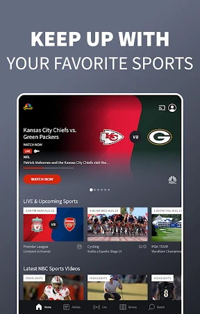NBC Sports screenshot