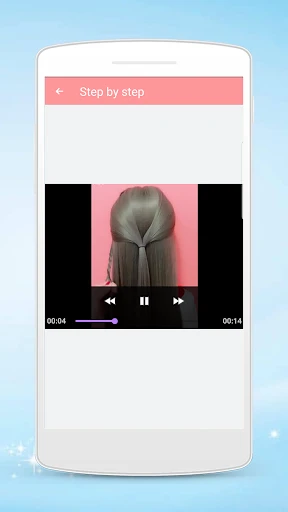 Hairstyles step by step screenshot