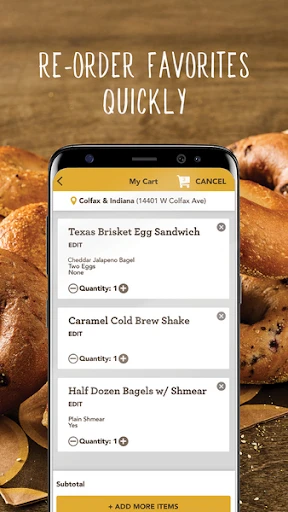 Einstein Bros Bagels screenshot