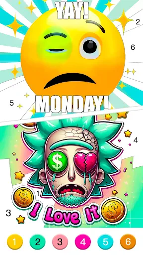 Meme Color Pro：Color by Number screenshot