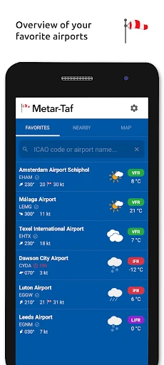 Metar-Taf - Visual decoder screenshot
