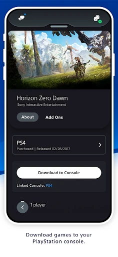 PlayStation App screenshot