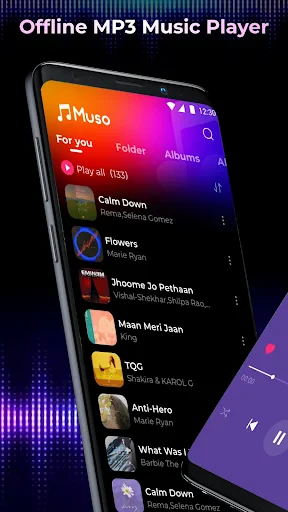 Offline Music Mp3 Player- Muso screenshot