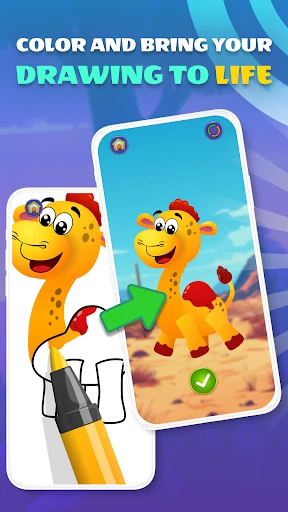 Animal coloring pages screenshot