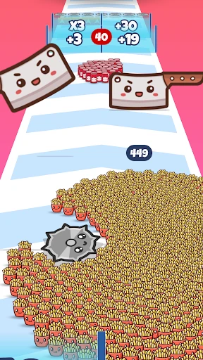 Food Run - Crowd Control Game screenshot
