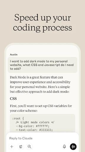 Claude by Anthropic screenshot