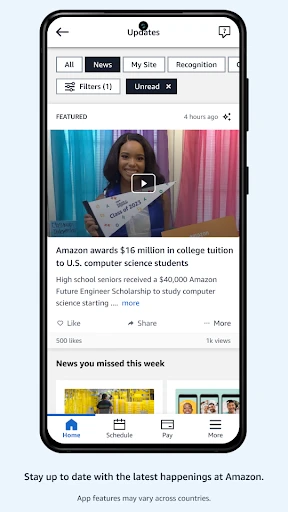 Amazon A to Z screenshot