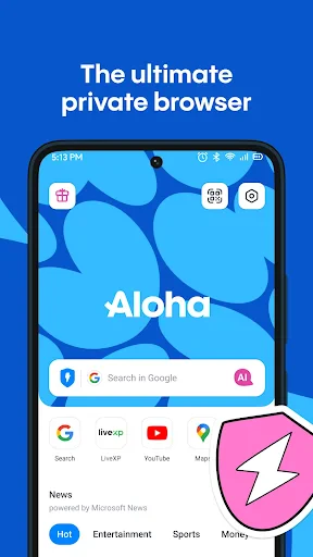 Aloha Private Browser - VPN screenshot