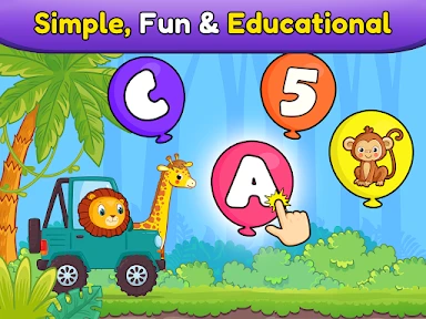 Balloon Pop Kids Learning Game screenshot