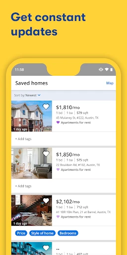 Apartments & Rentals - Zillow screenshot