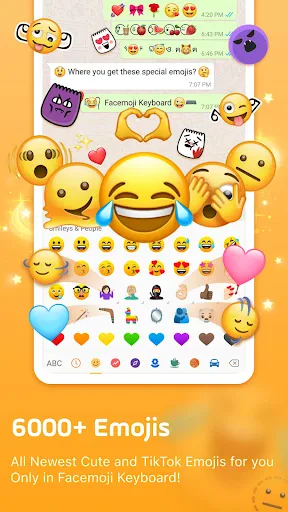Facemoji AI Emoji Keyboard screenshot