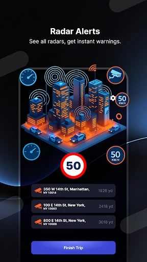 Radar GO-X: HUD, GPS, Maps screenshot