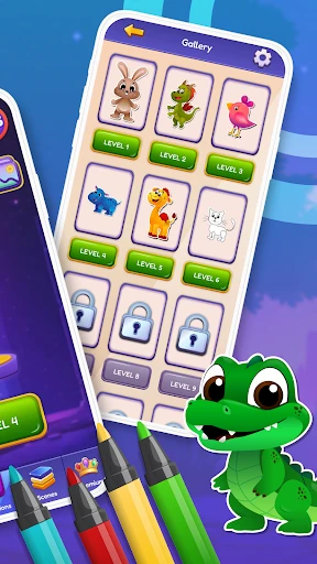 Animal coloring pages screenshot