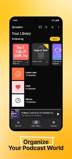 Spreaker Podcasts screenshot