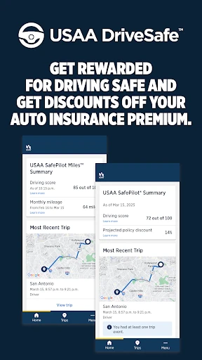 USAA DriveSafe screenshot