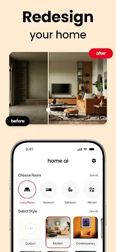 Home AI - AI Interior Design screenshot