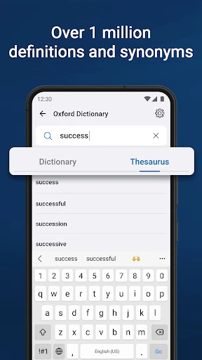 Oxford Dictionary & Thesaurus screenshot