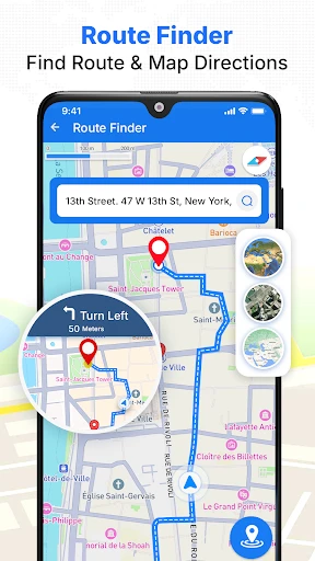 Satellite Map Live Earth View screenshot