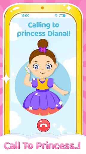 princess phone game screenshot