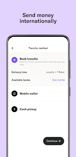 MAJORITY: Mobile banking screenshot