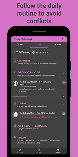 Skincare Routine screenshot