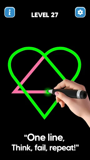 Line Drawing: No Lift Puzzle screenshot