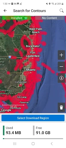 Garmin ActiveCaptain® screenshot
