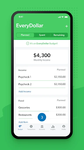 EveryDollar: Budget Planning screenshot