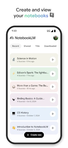 Google NotebookLM screenshot