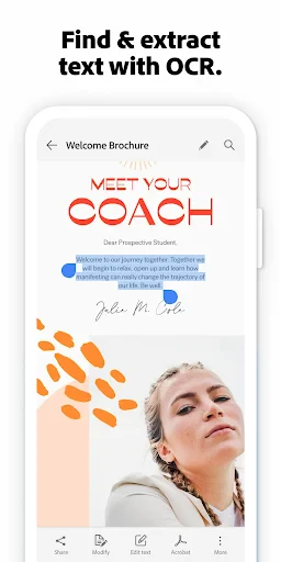 Adobe Scan AI PDF Scanner, OCR screenshot