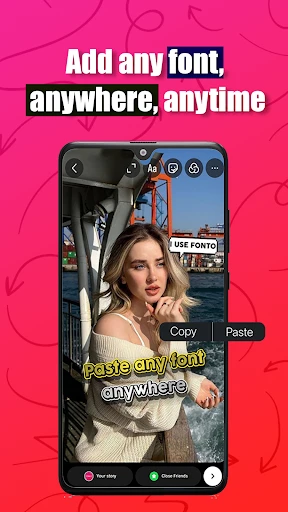 Fonto - story font for IG screenshot