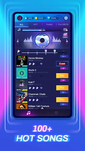 Piano Fire 2: Slide Challenge screenshot