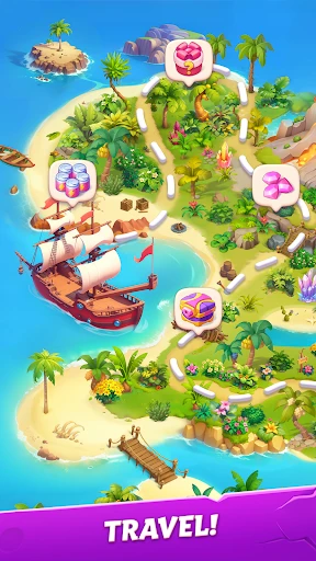 Merge Adventure: Travel Games screenshot