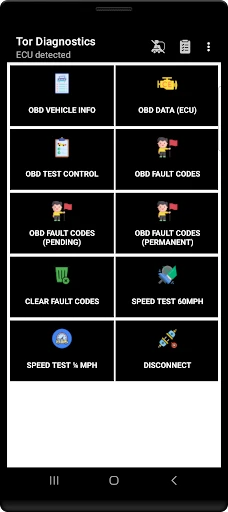 Tor OBD2 Diagnostics screenshot