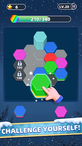 Hexa Master 3D - Color Sort screenshot