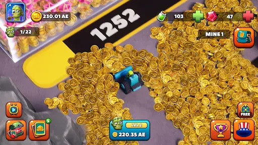 Idle Zombie Miner: Gold Tycoon screenshot